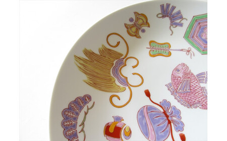 ARITA PORCELAIN LAB (アリタポーセリンラボ) 宝づくし 大皿 有田焼 おめでたい 正月 おせち A75-80