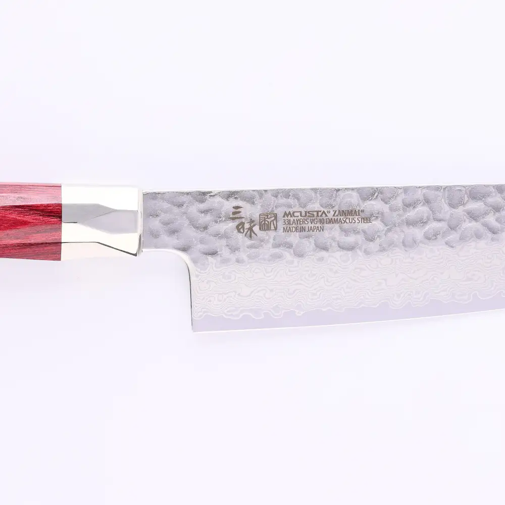 H84-05 三昧 シュープリーム 鎚目 三徳包丁 180mm