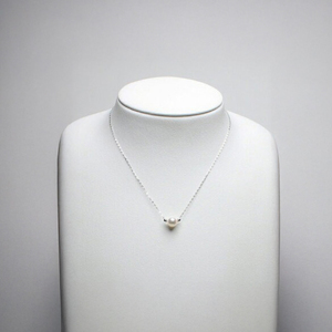 7ミリ プラチナ アコヤ真珠 ネックレス  / アクセサリー