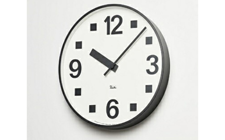 RIKI PUBLIC CLOCK /（WR17-07）Lemnos レムノス 時計 工芸品 装飾品 民芸品 伝統技術 インテリア 掛け時計  FAD-0358