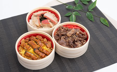 静岡祭丼　食べ比べセット A  （浜名湖鰻まぶし丼・三ヶ日牛丼・伊豆 金目鯛まぶし丼 各2食）【配送不可：離島】 うなぎ 牛肉 お肉 魚貝類 