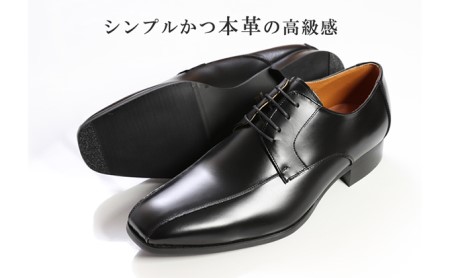 ビジネスシューズ 革靴 幅広 外羽根スワローモカ 大きい No.K7000 25.5cm