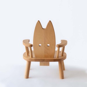 [オークヴィレッジ] ひじつきウサギイス [0975] 家具 国産 オークヴィレッジ   椅子 子供椅子 木製 インテリア リビング ダイニング 子供部屋 カフェ 等 国産材 天然 無垢材 ナチュラル 天然木 ファーストチェア [mt1570]
