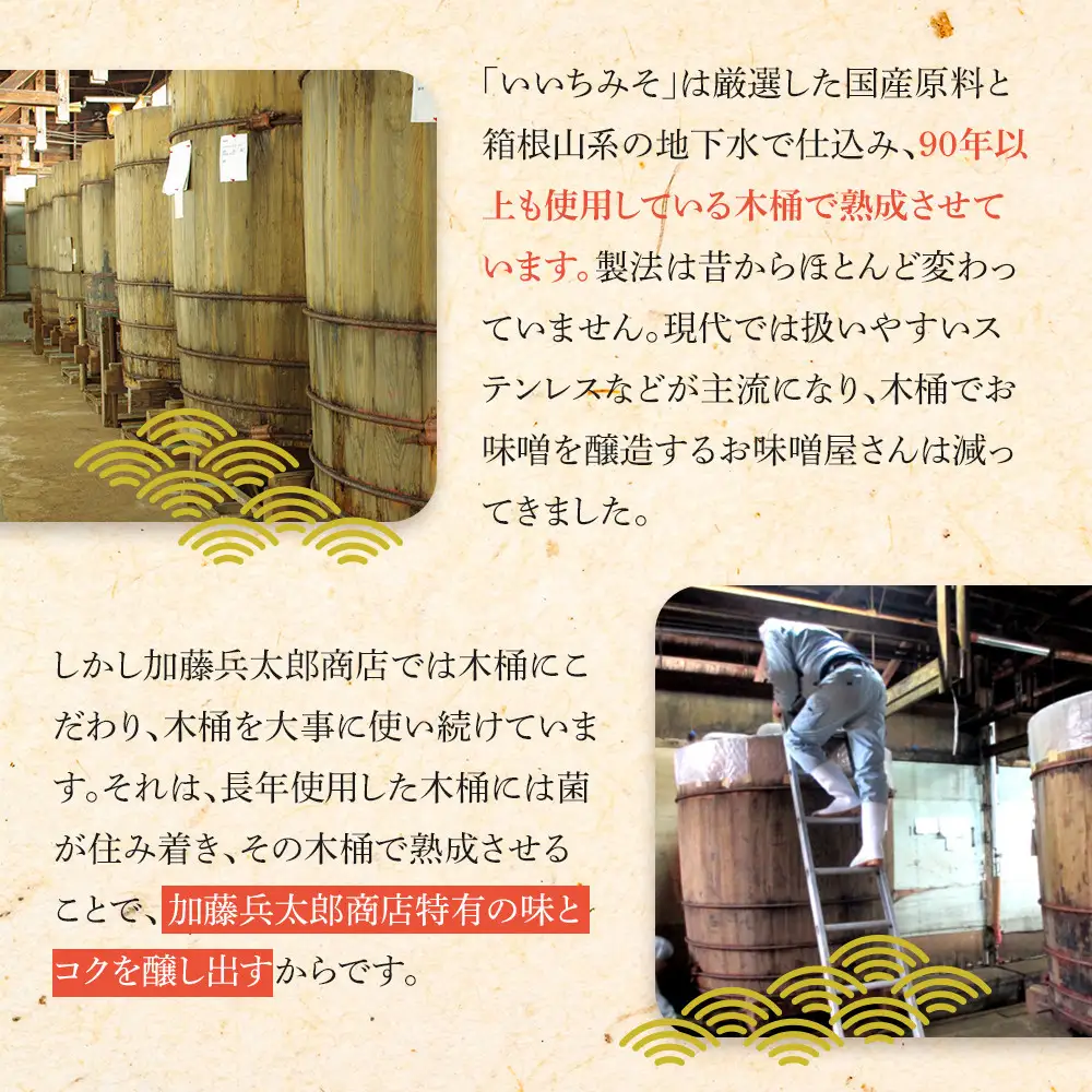 いいちみそ 6種セット（計6kg)【みそ 味噌 ミソ 白みそ 糀こし 糀つぶ 赤みそ 贈答品 合わせ 箱根路 贈り物 大容量 神奈川県 小田原市 】