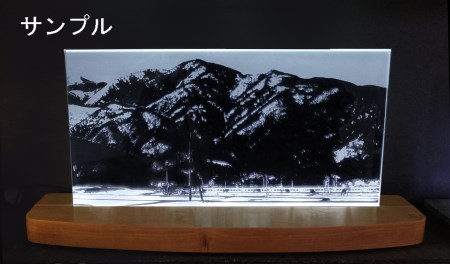 「ＬＥＤライティング　インテリアガラス」オーダーメイド [h011]