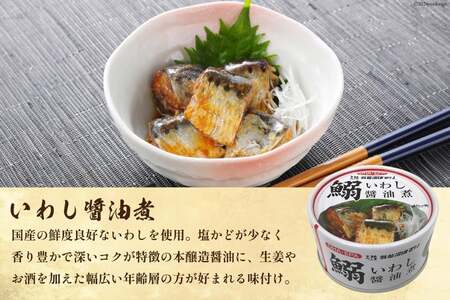いわし醤油煮 170g×24缶【DHA・EPA・長期保存可能】 [気仙沼市物産振興協会 宮城県 気仙沼市 20565210]