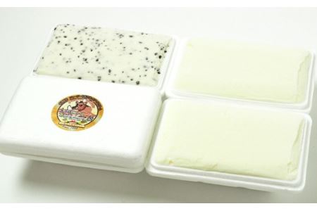 【ジャージー牛乳使用】まきばのジャージーアイス 500ml×4 (ミルク・チョコチップ・塩ミルク・季節のアイス) 福島県 伊達市 東北  アイスクリーム 濃厚 F21C-038