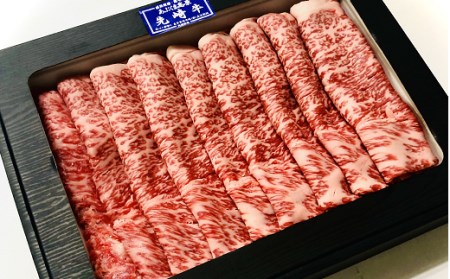 肉 黒毛和牛 先崎牛 しゃぶしゃぶ用 ロース 1.3kg (650g×2) 福島県 田村市