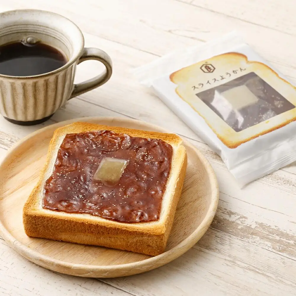 【 京菓子司 亀屋良長 】スライスようかん4袋［ 京都 パンにのせて焼くと小倉バタートーストに スイーツ 羊羹 あんこ あんバター パン おいしい 人気 おすすめ お取り寄せ お菓子 和菓子 ］