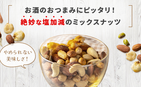 ミックスナッツ（塩味） 500g×8袋 加工食品 おつまみ アーモンド カシューナッツ ガルバンソ
