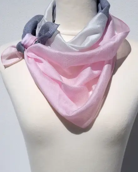 富士桜工房コンパクトストール「とにかる」マリン  とにかく軽い！（スカーフ）