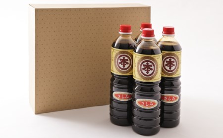 【マルホン醤油】 濃厚なさしみ醤油 1L×4本セット