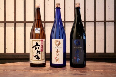 お酒 日本酒 一升瓶 3本セット 六歌仙酒造 山法師2種 五段仕込 各1,800ml 3本セット ik-osygx5400