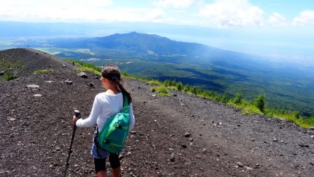 0050-18-04　富士山 宝永火口トレッキング　ガイド付きエコツアー