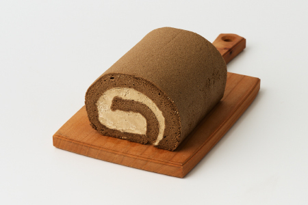 【プレミアム米粉ロールケーキ】焙煎ほうじ茶ロール 2本セット (H053311)