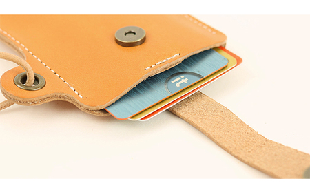 Native Creation カードポシェット NC3728 全8色 栃木レザー【納期1～3カ月】 雑貨 日用品 ファッション小物  【ORANGE】
