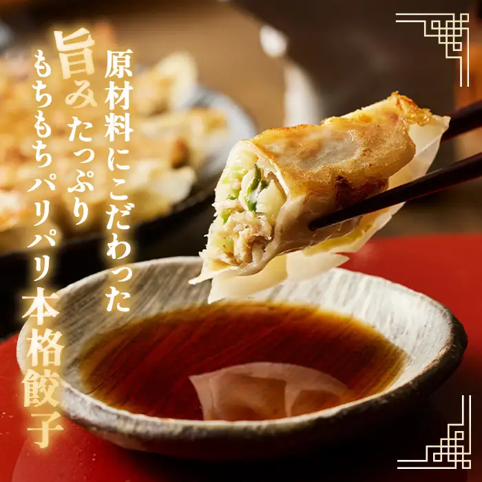 元気餃子のこだわり餃子3種セット（56個入り/冷凍生餃子） 食べ比べ ギョーザ専門店 中華総菜 点心 もちもち パリパリ No.010