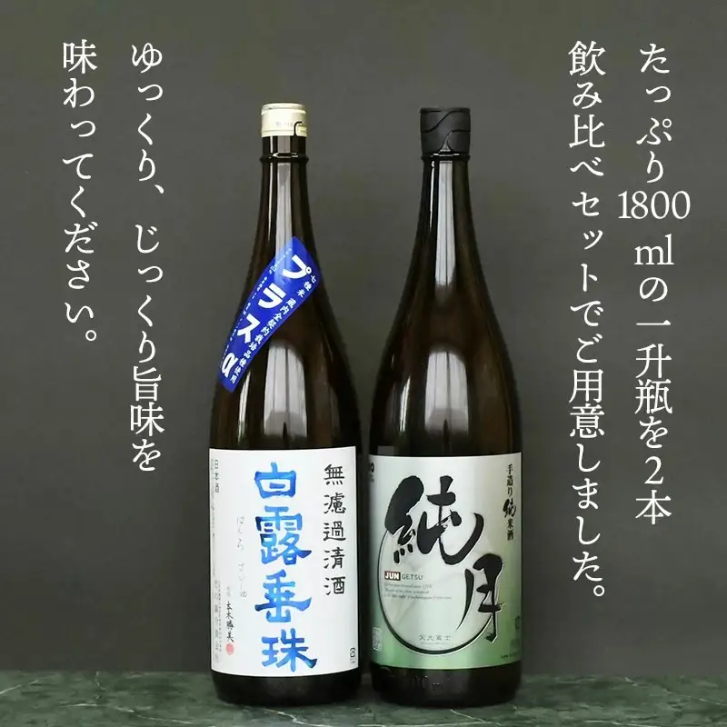 日本酒　お燗で楽しむＣセット　1800ml×2本　K14-753
