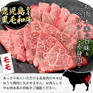 【焼肉3種！食べ比べセット】鹿児島県産黒毛和牛 モモ・肩ロース・国産ホルモンの焼肉3種セット＜計1kg＞ 牛肉 肉 焼肉 セット 焼肉セット 焼き肉 小分け 食べ比べ 赤身 霜降り ホルモン やきにく BBQ b2-030