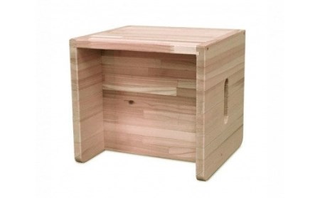 イス 木製 多用途 箱イス こども用 [センティード 埼玉県 小川町 126 ]