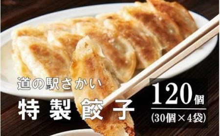 【茨城共通返礼品】 2026年5月発送 ローズポーク使用 道の駅さかい 特製冷凍餃子 120個 K1497