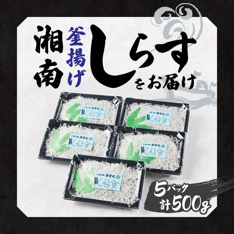 しらす漁師直売！「湘南釜揚げしらすセットA」 M050-001 魚 冷凍