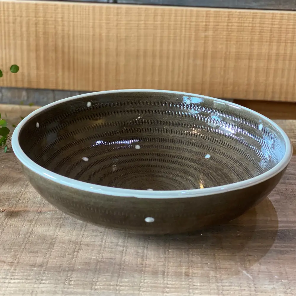 【上鶴窯】Large bowl DOTシリーズ D7