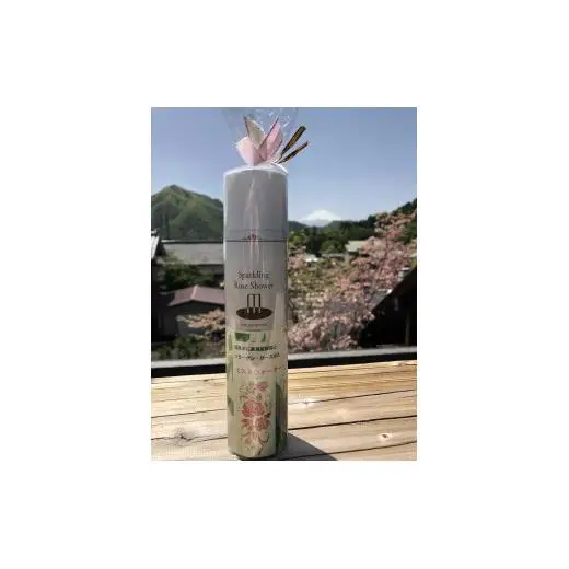 敏感肌にぴったり　*温泉水にローズエキス・コラーゲン配合*「スパークリング・ローズ・シャワー」150g～高濃度炭酸でしっとりやわらか～顔・体・髪に！