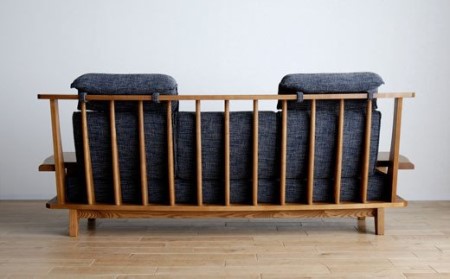 ソファ チェア 【開梱・設置】3人用ソファ 極ワザ ソファ210cm YOW／CR-NVヘッドレスト2個付き ミディアム　AL128