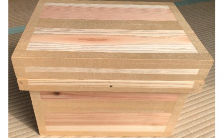 木こりの積木ランド 茶箱 玩具 おもちゃ 工芸品 桧 檜 ヒノキ  ネームあり