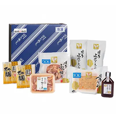 はかた地どり　水炊きセットA（3～4人前） 2L2