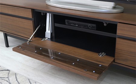 【開梱・設置】ロゼッタ 180cm テレビボード（ウォールナット）　AX063