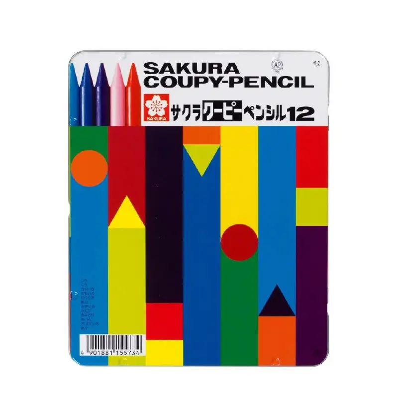 クレパス16色＋クーピーペンシル12色＋マット水彩15色