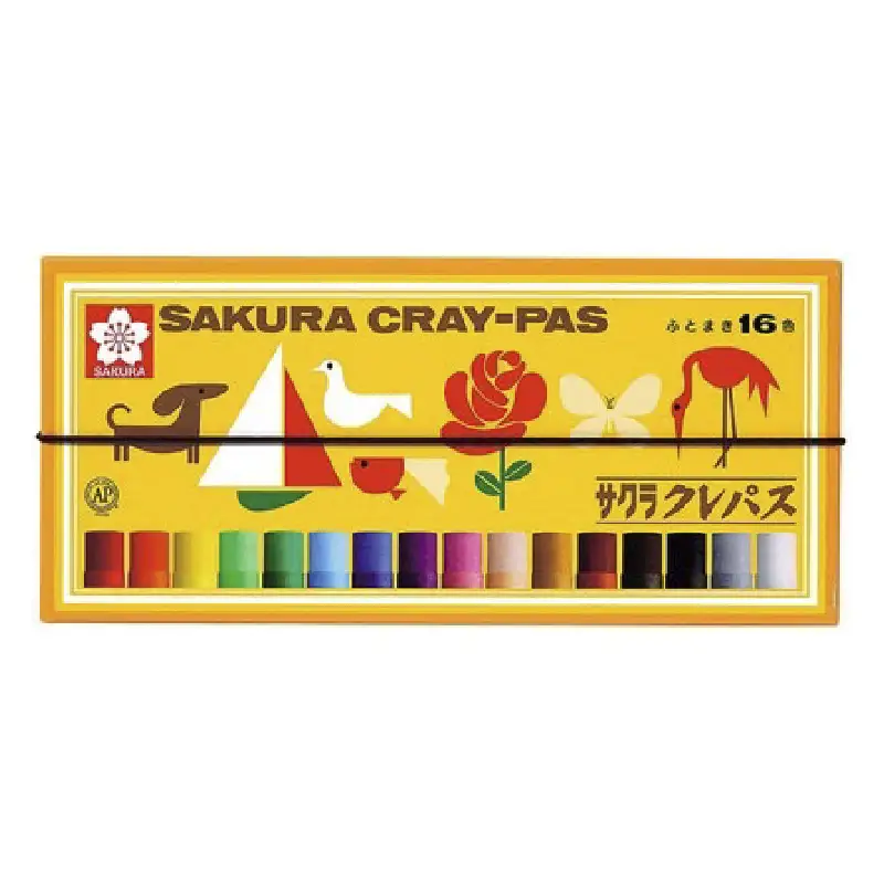 サクラクーピーペンシル30色カラーオンカラー＋クレパス16色