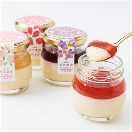 岡山プリン3種詰合せ　6個入(いちご・ぶどう・白桃)_菓子・スイーツ プリン  _【配送不可地域：離島】【1130057】