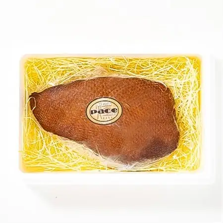 京都府城陽市 京鴨ロース燻製400g(冷凍) おつまみ 晩酌 国産合鴨 ジビエ_肉 鴨肉  かも カモ ダック_【配送不可地域：離島】【1119943】