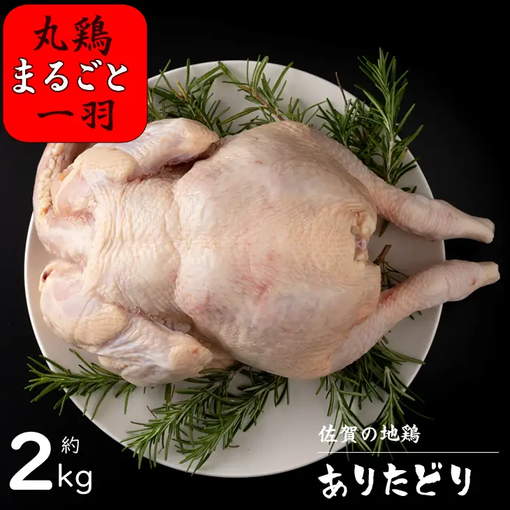丸鶏（ありたどり）約2㎏  鶏肉 チキン B110-034