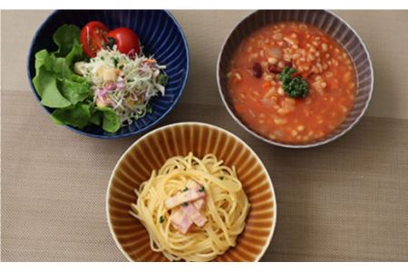 【波佐見焼】しのぎ 小鉢 ボウル 5colors 5枚セット 食器 皿 【一龍陶苑】 [CC25]  波佐見焼
