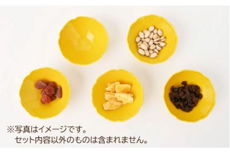 【波佐見焼】ききょう型 小鉢 5枚セット 食器 皿 【福田陶器店】 [PA194]  波佐見焼