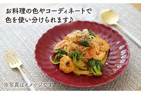 【波佐見焼】花しのぎ ペア 大皿 (藍・紅) 食器 皿 【団陶器】 [PB48] 波佐見焼