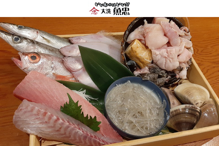定期便 3ヶ月 鮮魚店「魚忠」 厳選鮮魚セット 大洗 厳選 旬 魚 さかな_AS003