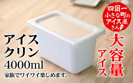 大容量アイス 4000ml ★アイスクリン★ ≪松崎冷菓≫
