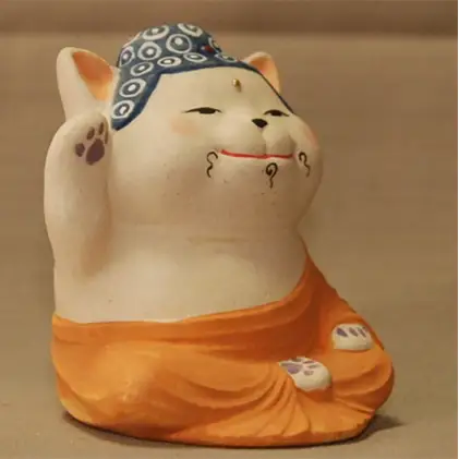 招き猫　ルシャニャ　小 インテリア 工芸品 