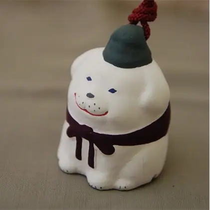 土鈴　聖徳太子の愛犬「雪丸」 インテリア 工芸品 キャラクター 