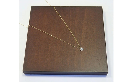 K18ソリティアダイヤモンドペンダント [山梨県 中央市 21470826]