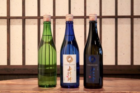 お酒 日本酒 四合瓶 3本セット 六歌仙酒造 山法師3種 各720ml ik
