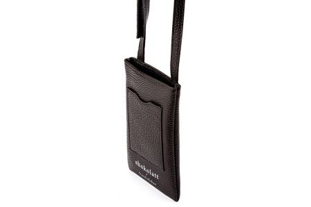 豊岡財布　トラベルモバイルポーチS（ブラック）
