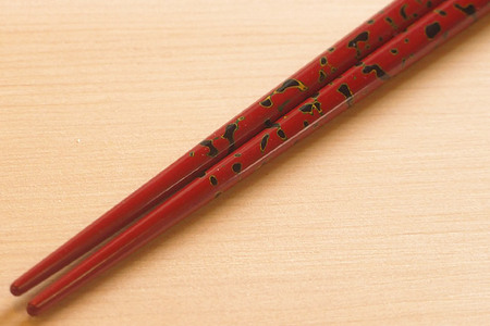津軽塗 唐塗箸（唐塗 赤・大箸）
