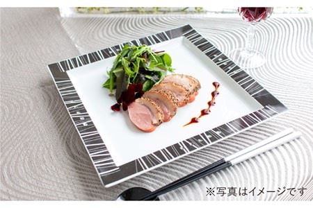【波佐見焼】マキアート・レイン スクエア プレート 3枚セット 食器 皿 【丹心窯】 [AB24]  波佐見焼