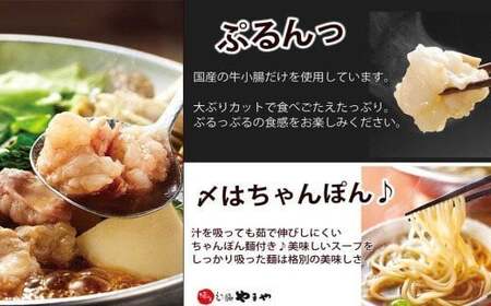 もつ鍋 やまや 定期便 6回 あごだし醤油味 5～6人前 [um40azo860013] もつ鍋